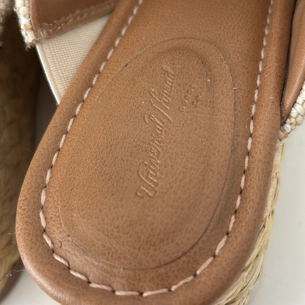 Straw Wedge Sandals - Picture 4 of 6